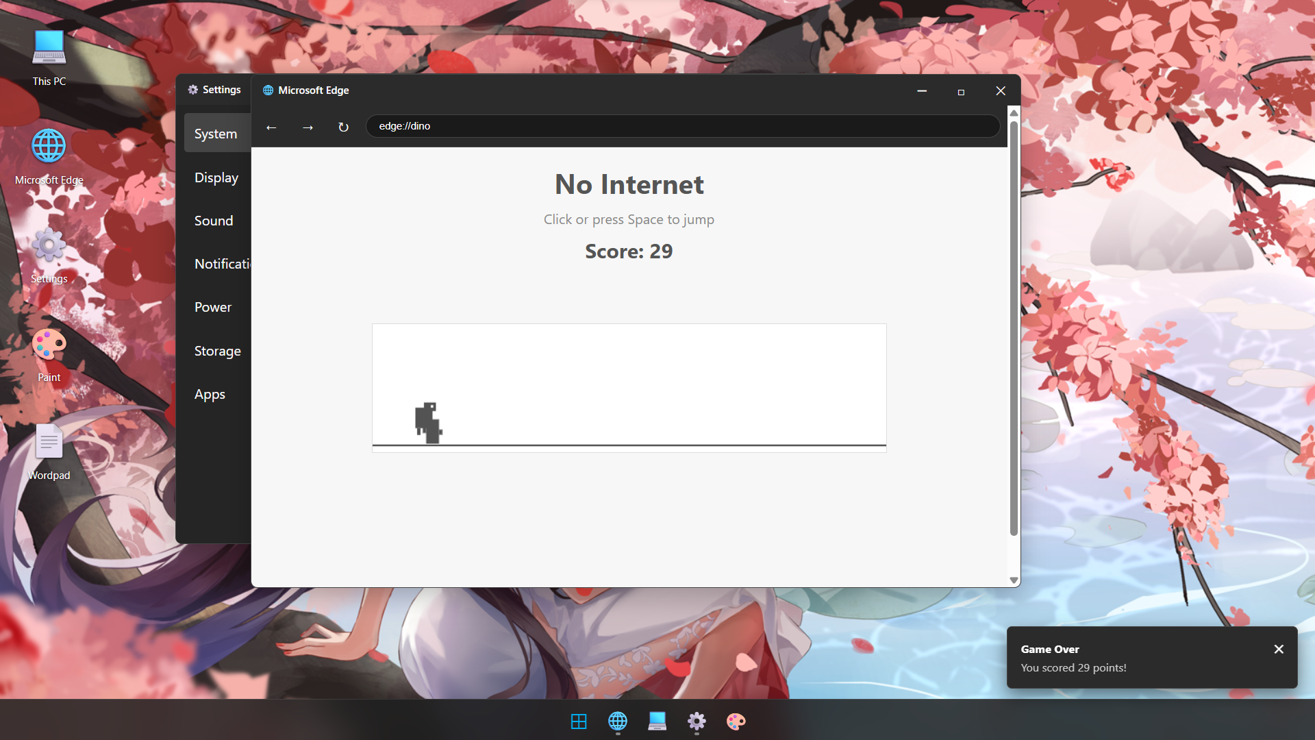 FNAF clone PC UI interface