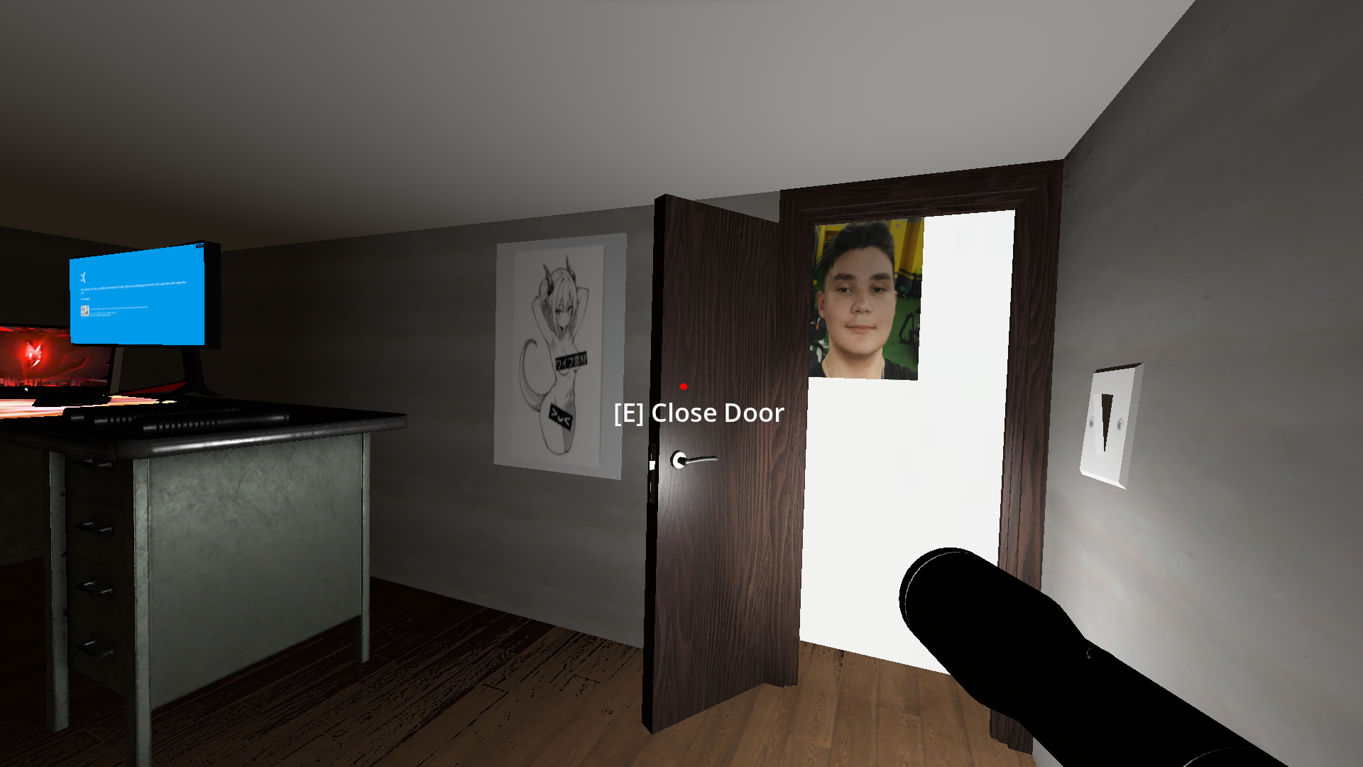 FNAF clone starting screen